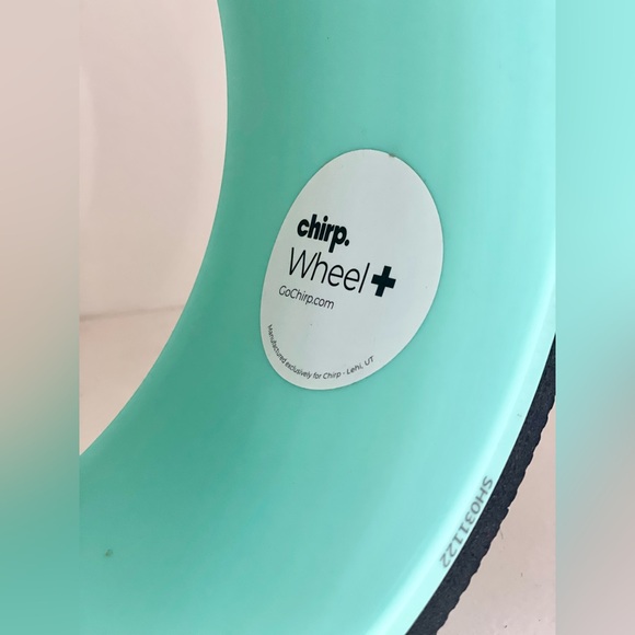 CHIRP WHEEL+ | Yoga Wheel in Black and Mint 10” - Picture 2 of 7